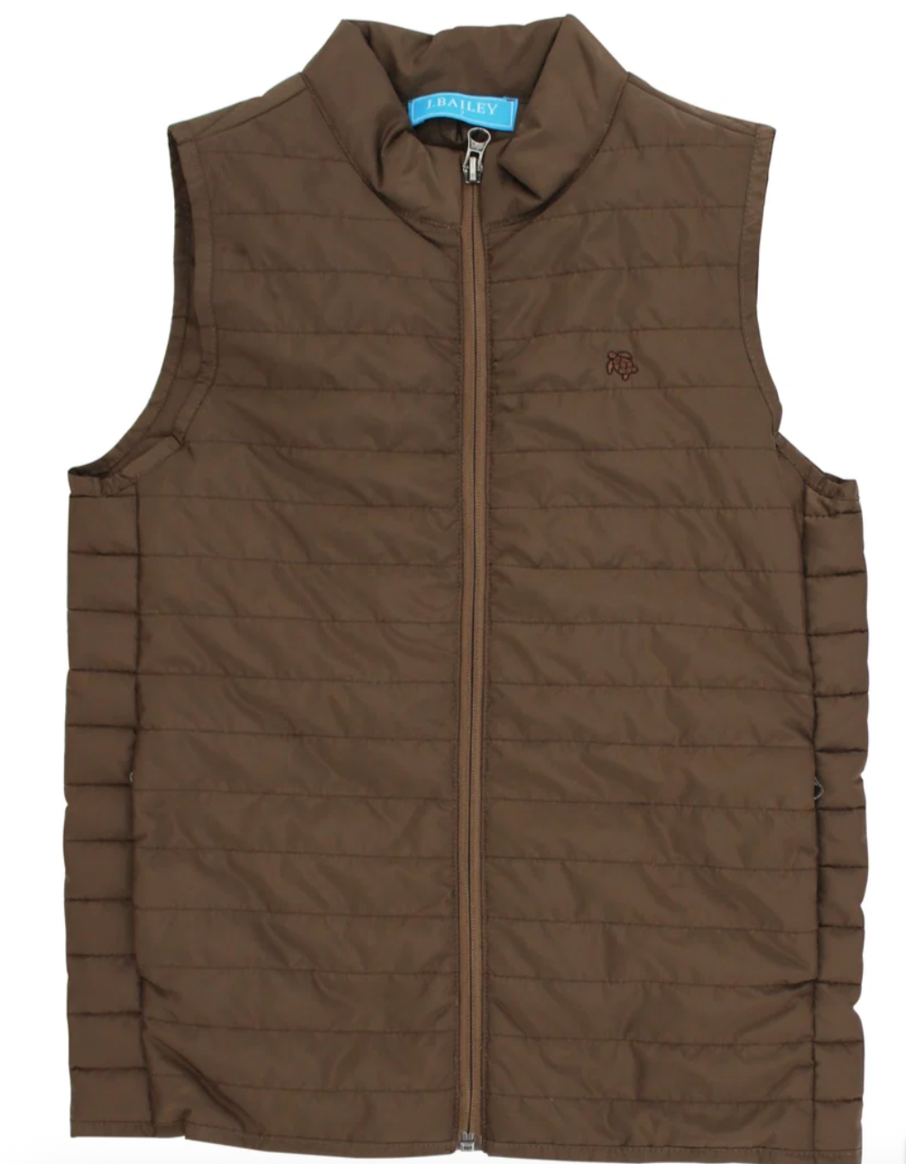 Quilted Vest - Chestnut