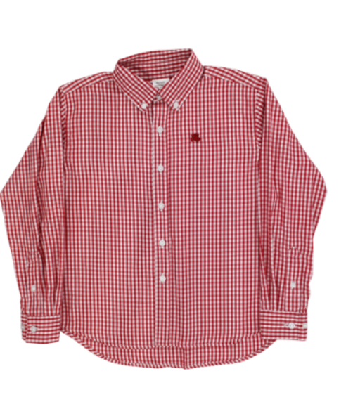 Button Down Shirt - Red Check