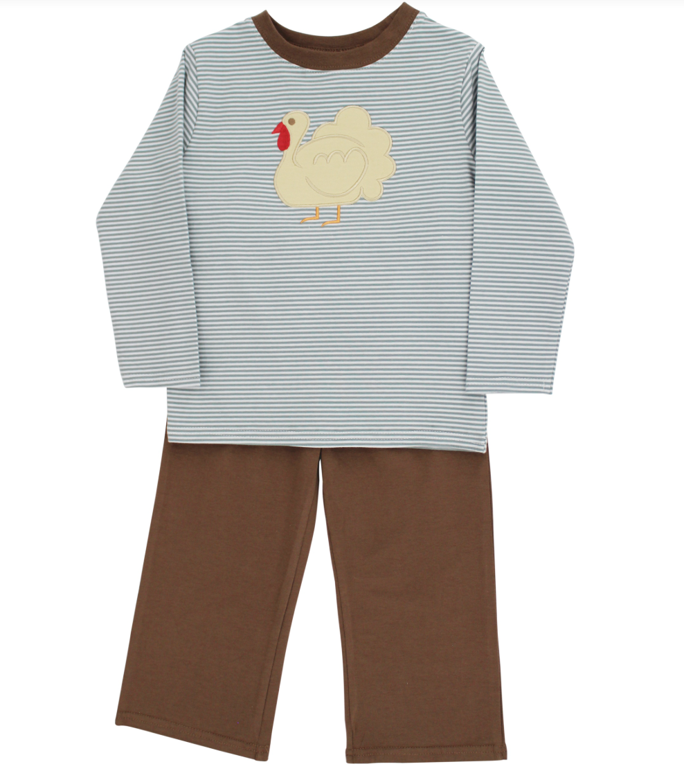 Boys Pant Set - Turkey Time