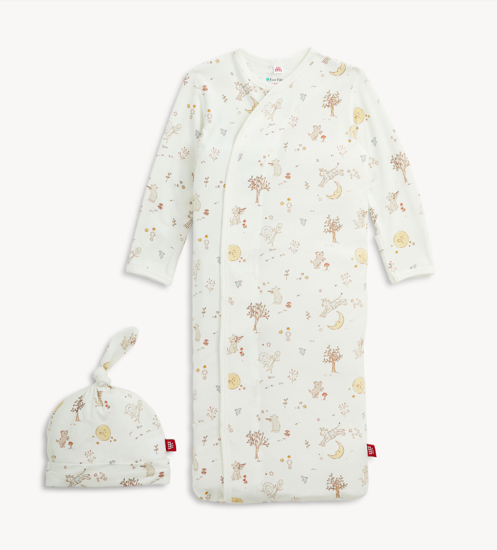 Bedtime Rhymes Modal Gown + Hat Set