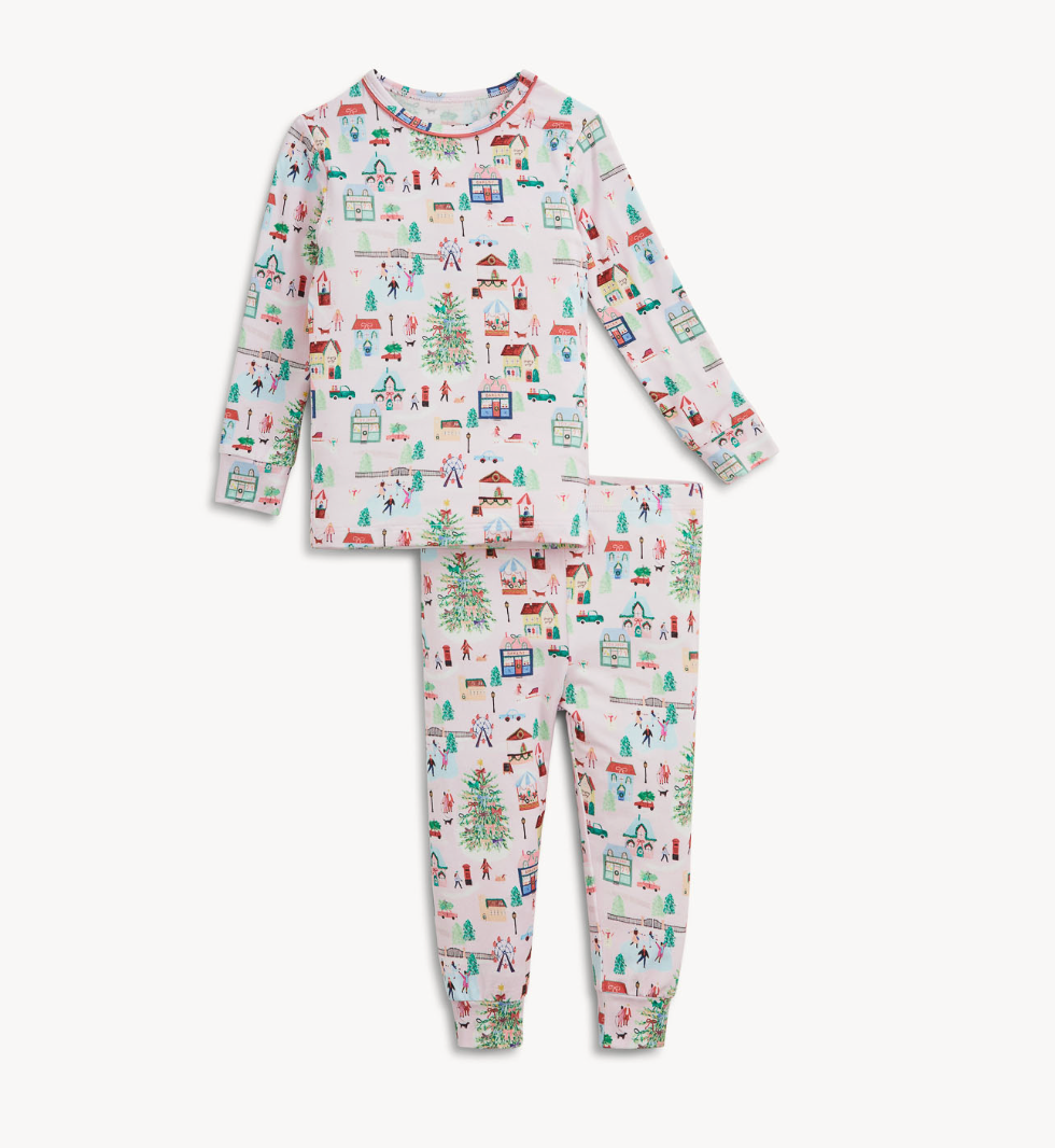 Winter Village Modal LS Long Pant PJ