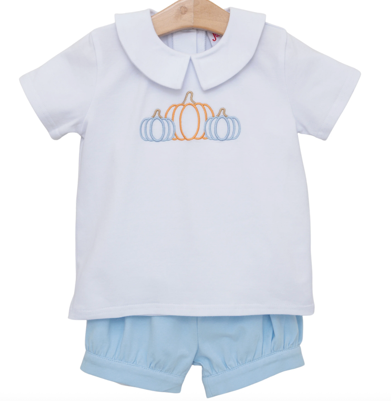 Proper Pumpkins Banded Short Set