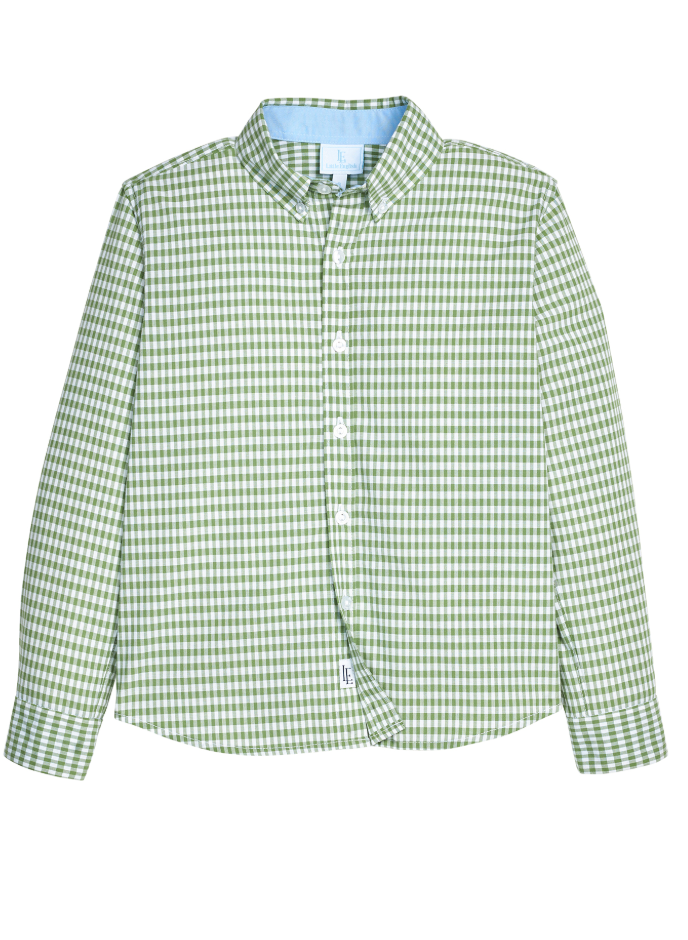 Button Down Shirt - Watercress Gingham