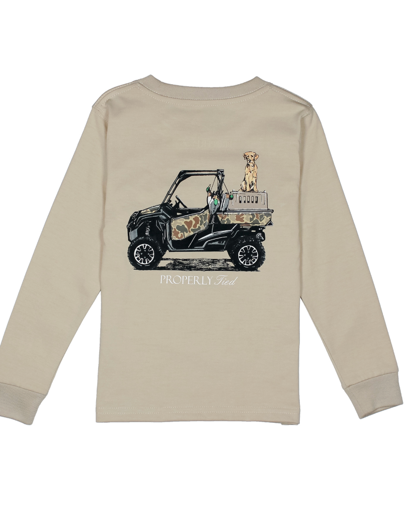 Boys Trail Tradition Long Sleeve - Linen