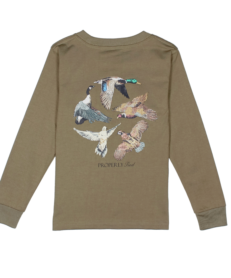 Boys Flock Long Sleeve - Tan