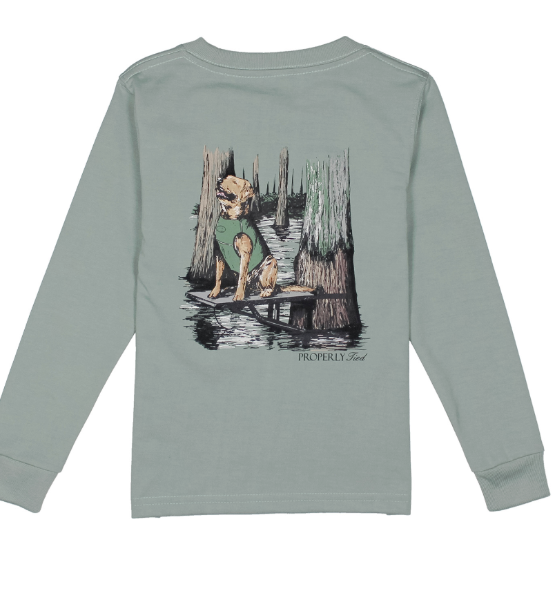 Boys Retrieval Ready Long Sleeve - Fog