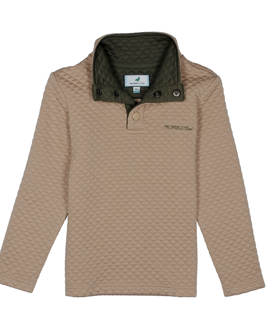 Boys Club Pullover Sand