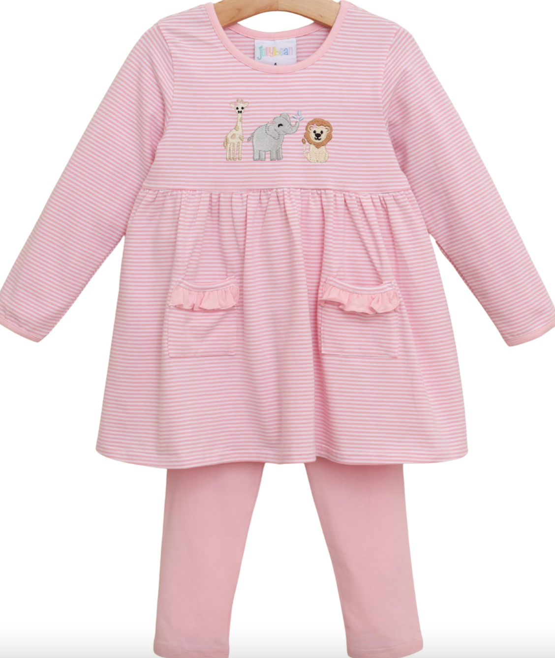Zoo Crew Ruffle Pocket Pants Set
