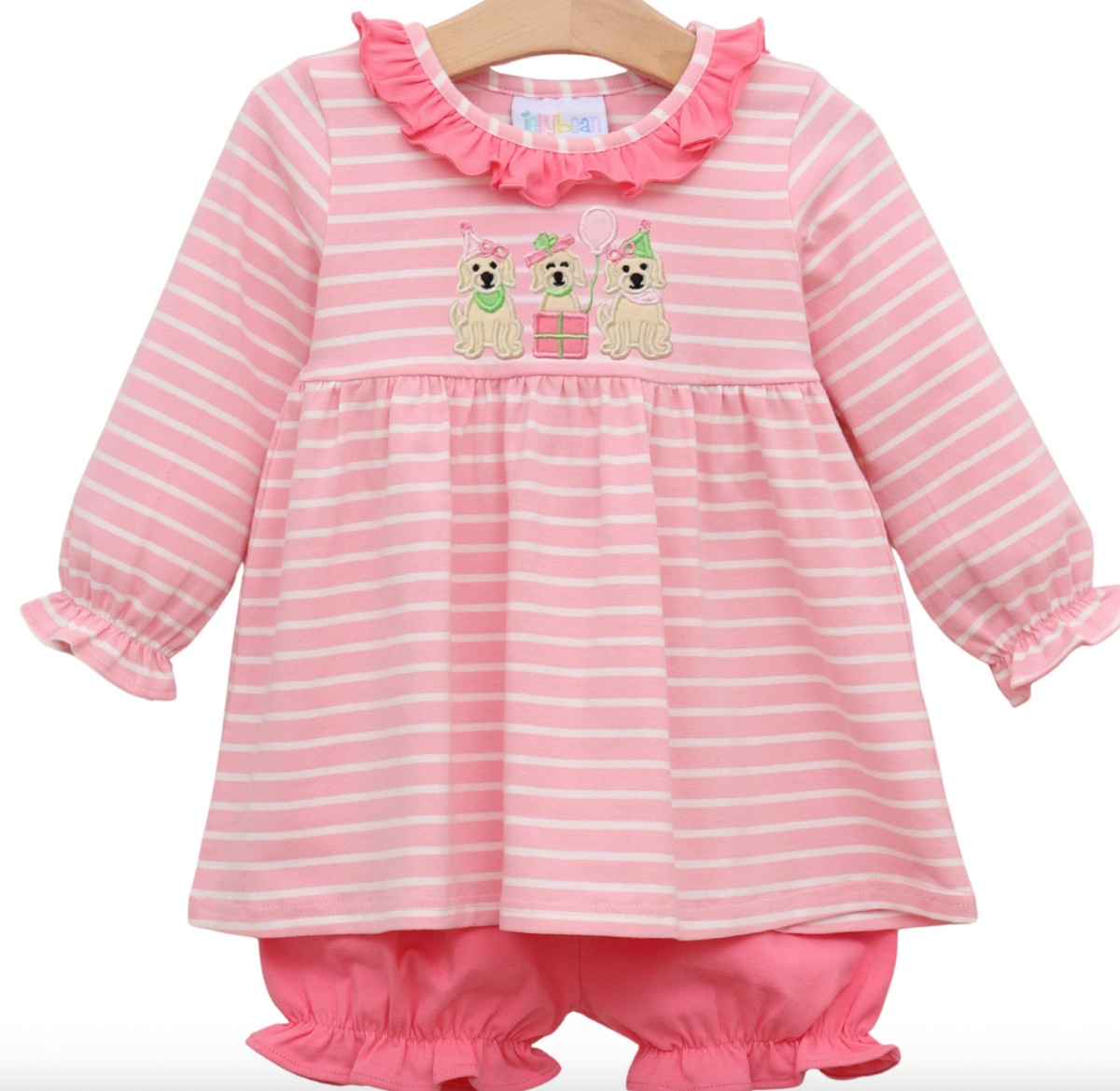 Puppy Party Ruffle Bloomer Set
