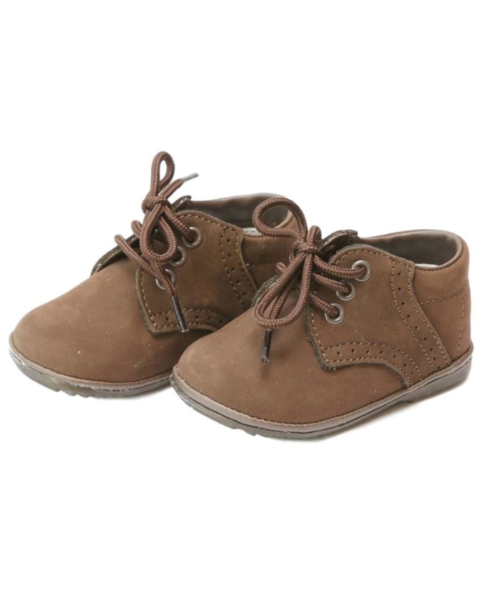 James Nubuck Brown Hi-Top Boot