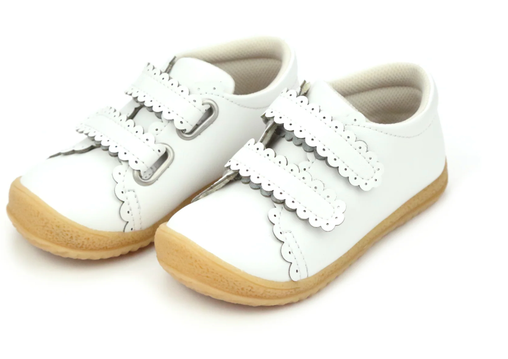 Marisa Scalloped Sneaker - White