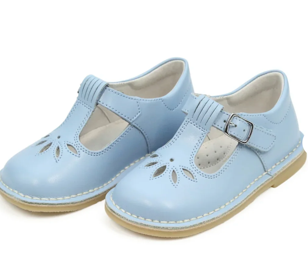 Sienna T-Strap Mary Jane Bluebell Blue