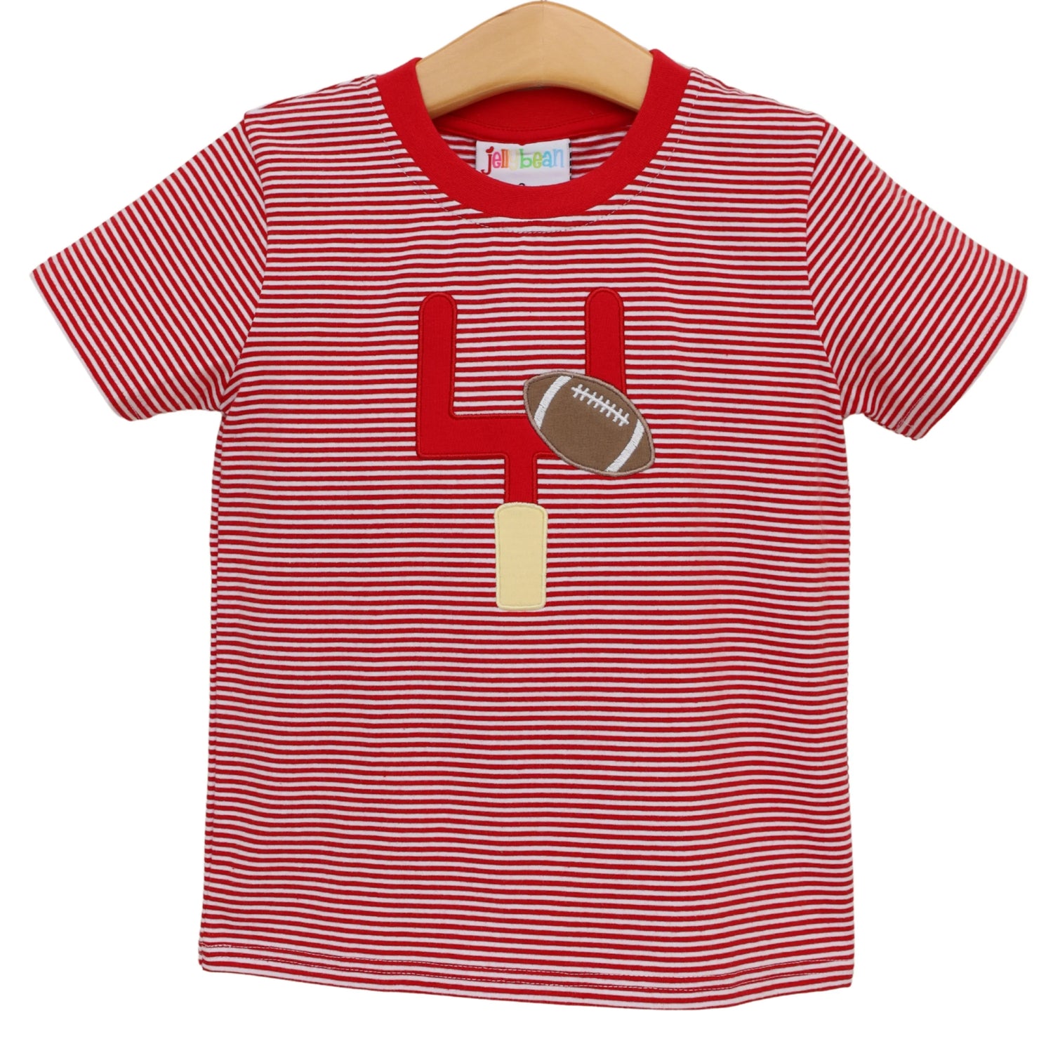 Down, Set, Hut Shirt - Red Stripe