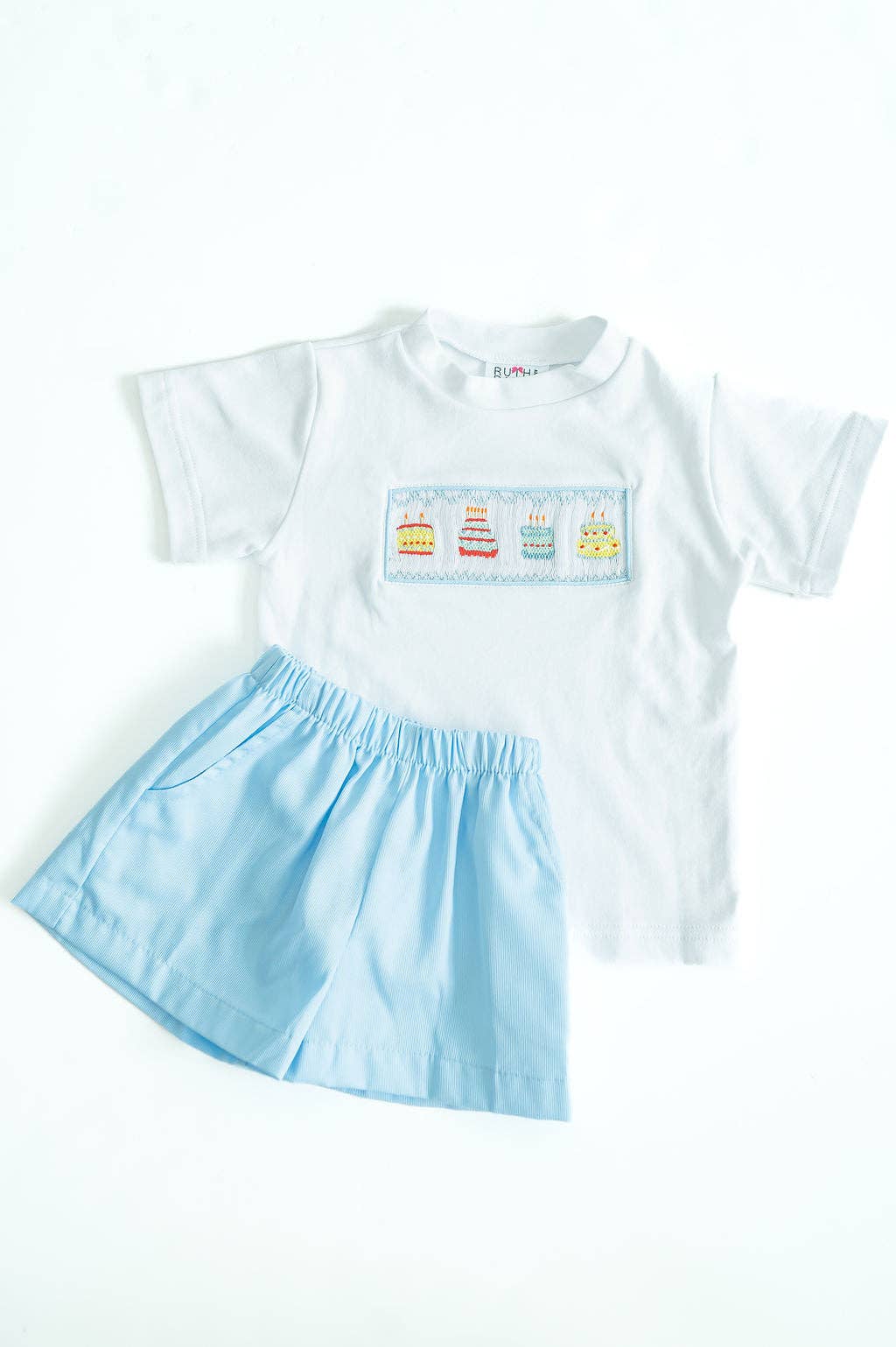 Birthday Boy Smocked Beau T-Shirt/Shorts Set