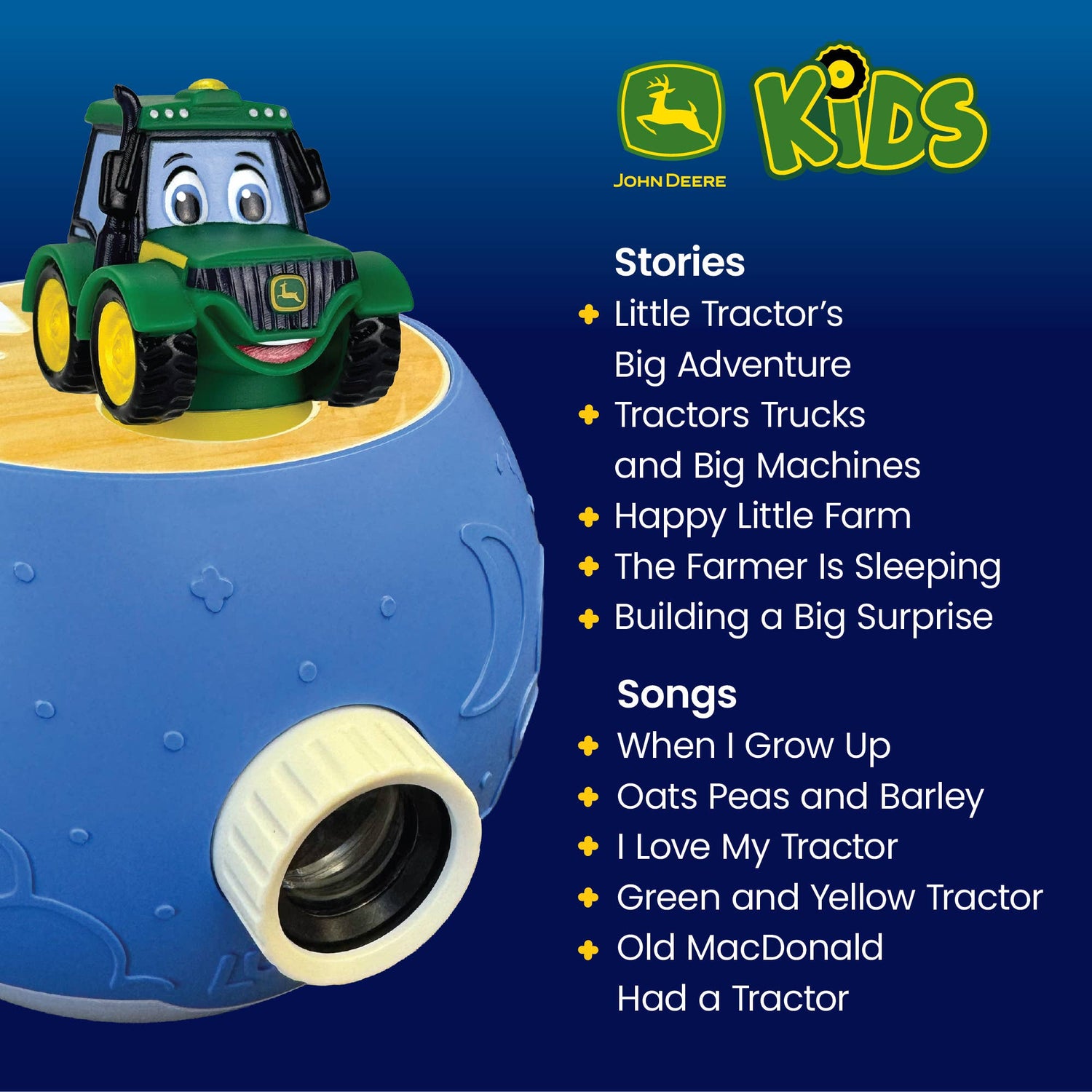 John Deere Tractor Luna Figurine