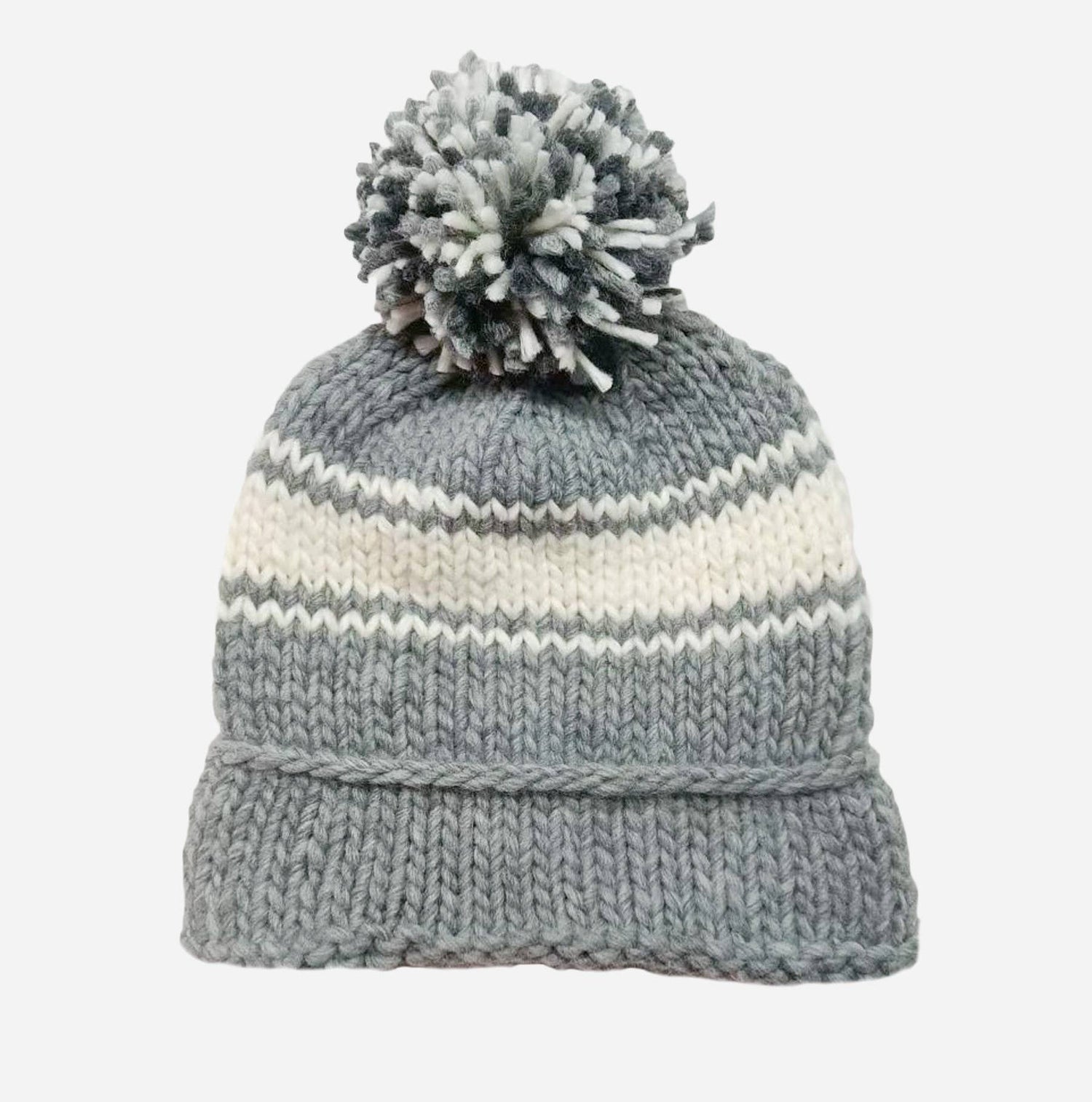 Sports Beanie Light Grey Boy Baby Kid Hat Fall School Team