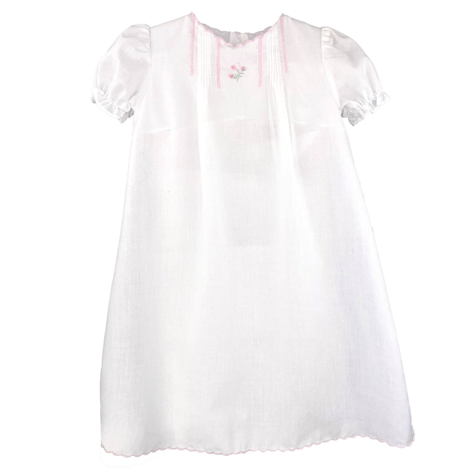 Flower Embroidered Heirloom Daygown