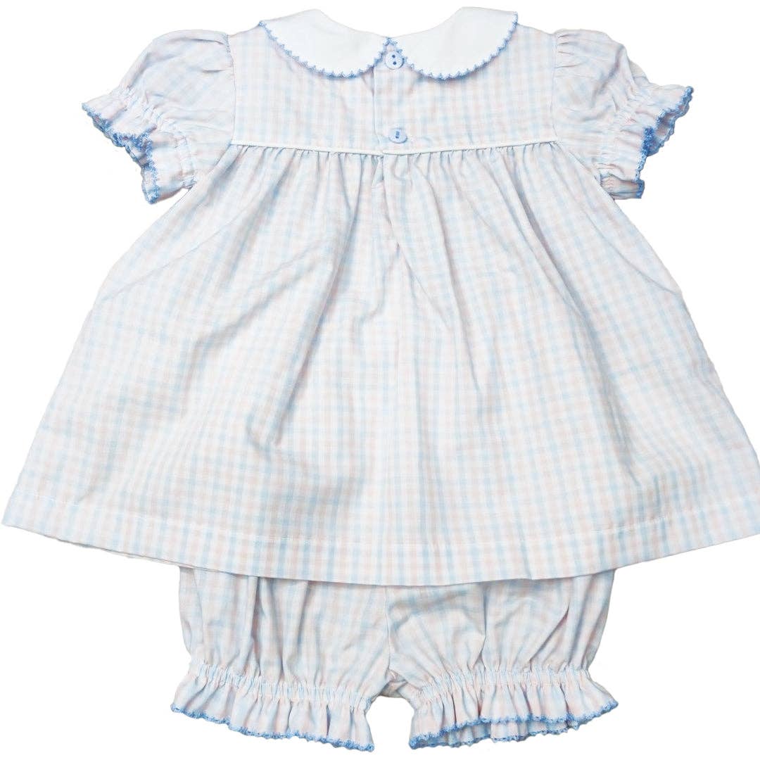 Plaid Girl's Bloomer Set