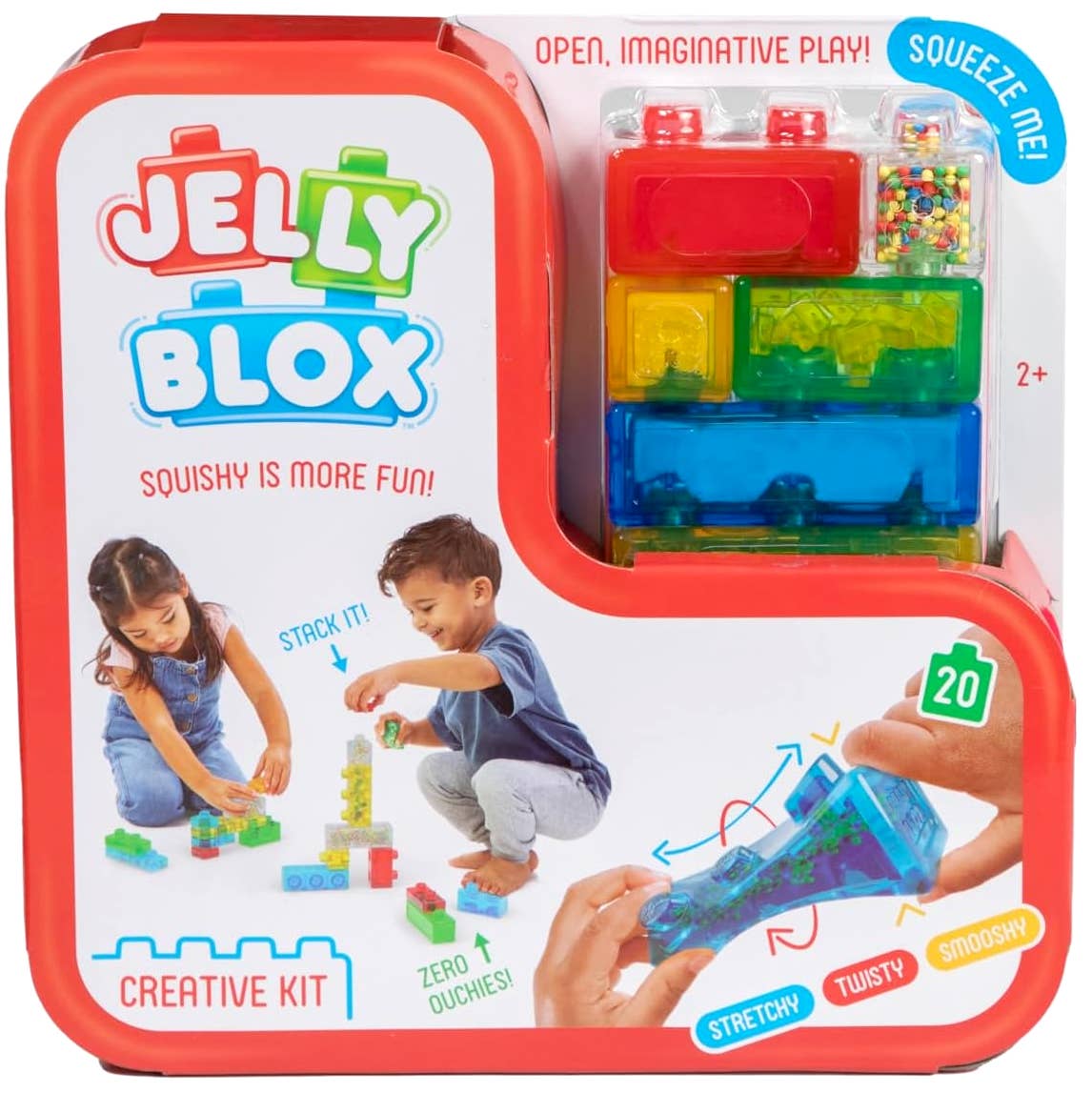 Goliath Jelly Blox Creative Kit 20 Piece Sensory Play Set 2+