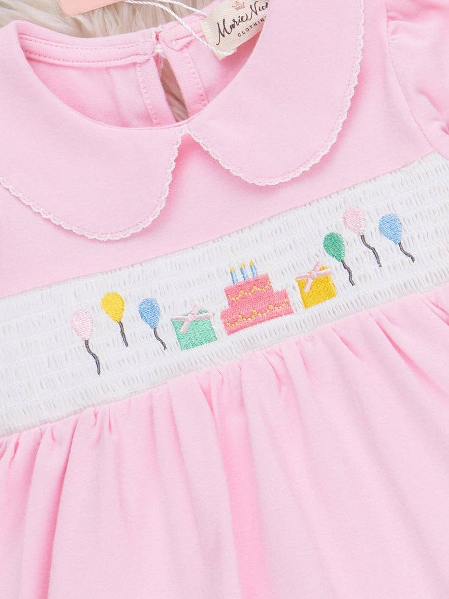 Balloon Bliss Smocked Dress
