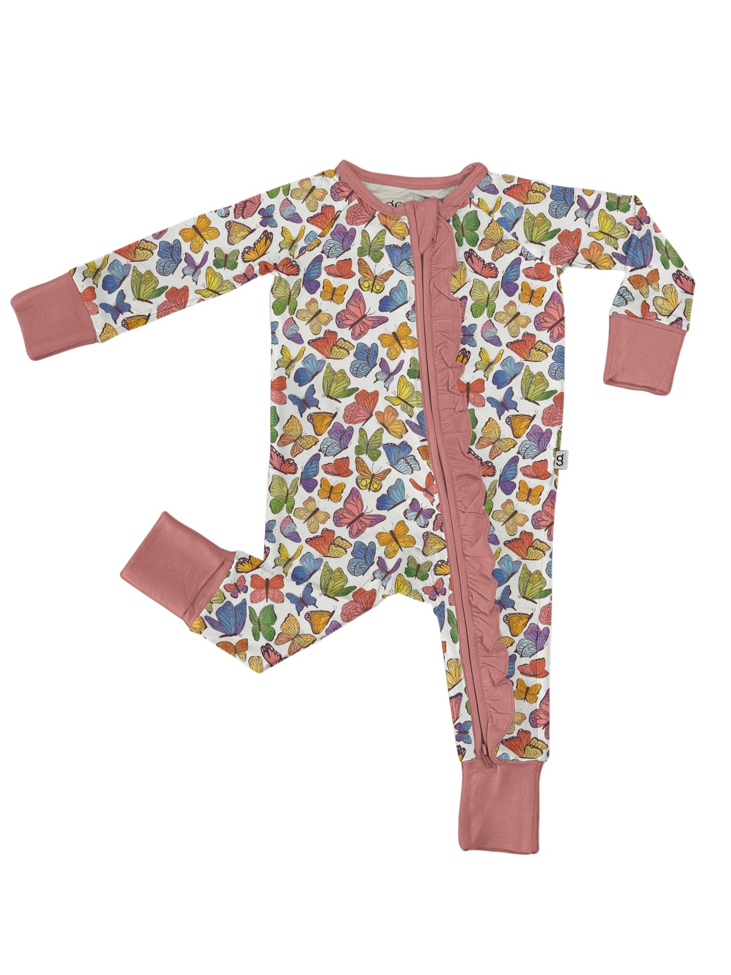 Butterflies - Convertible Zip Pajamas