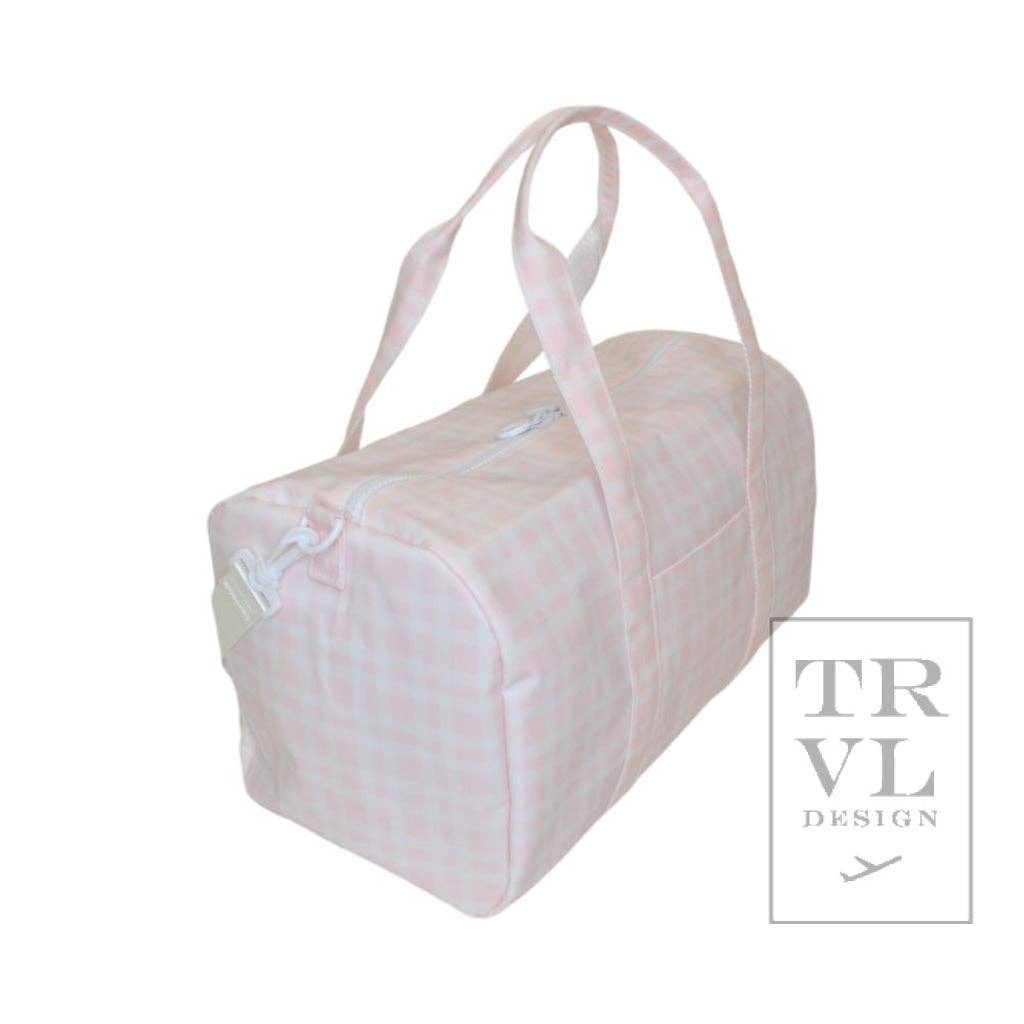 Weekender - Pimlico Plaid Pink Duffel Bag