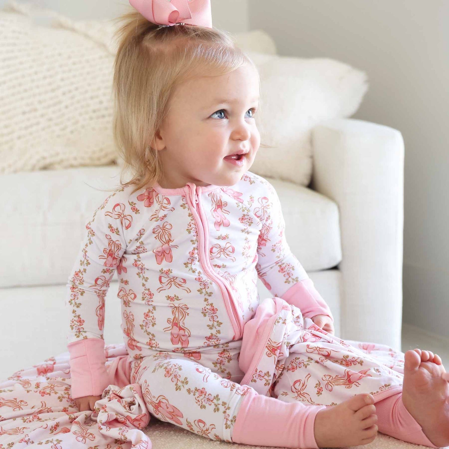 Ballet Blossoms Convertible Zip Romper