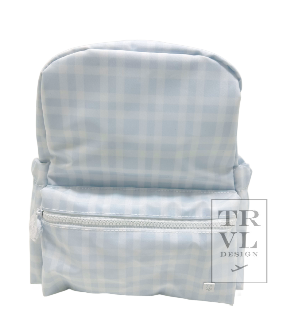 Mini Backer - Pimlico Plaid Blue Backpack *new!