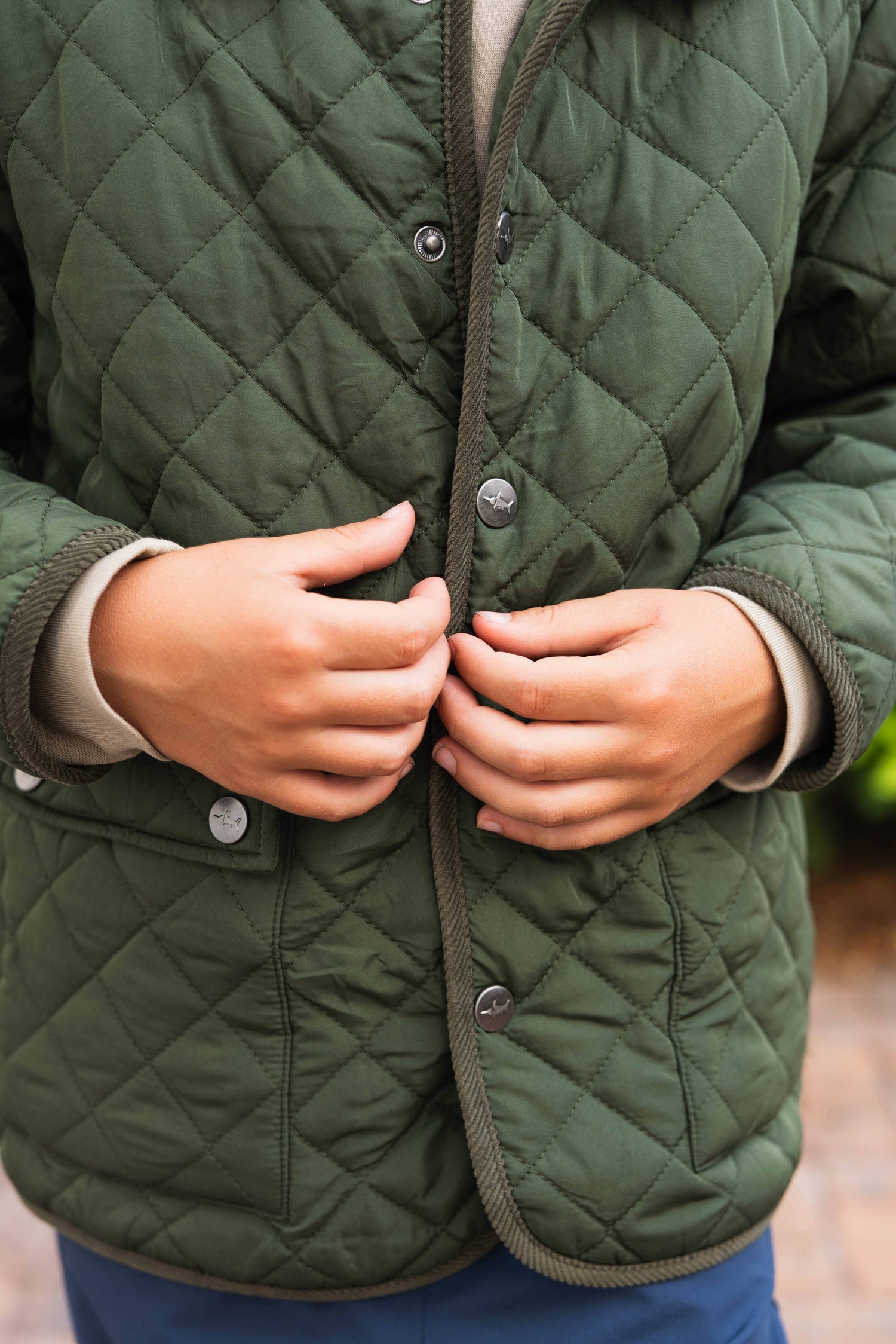 Derby Field Boys Jacket Green