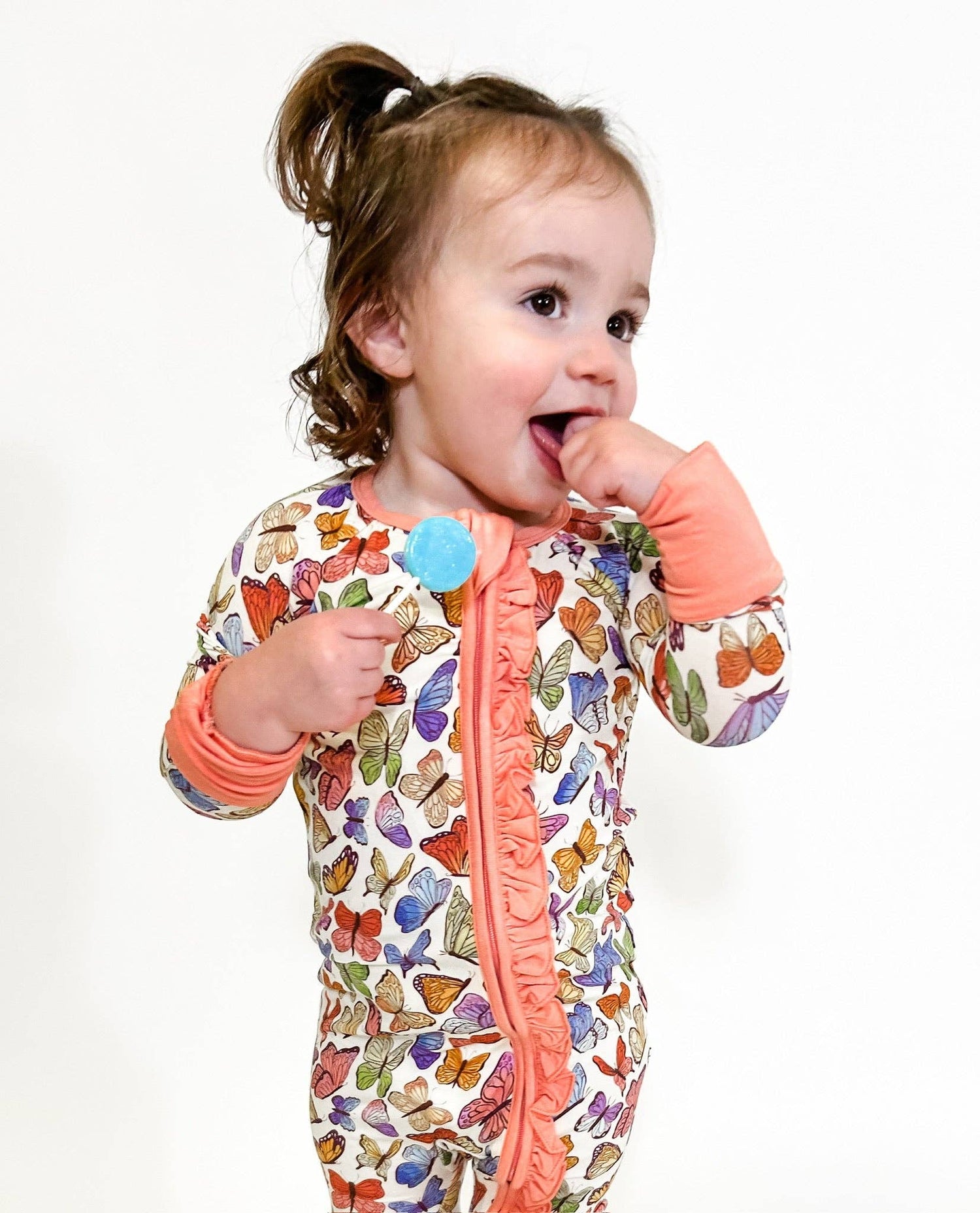 Butterflies - Convertible Zip Pajamas