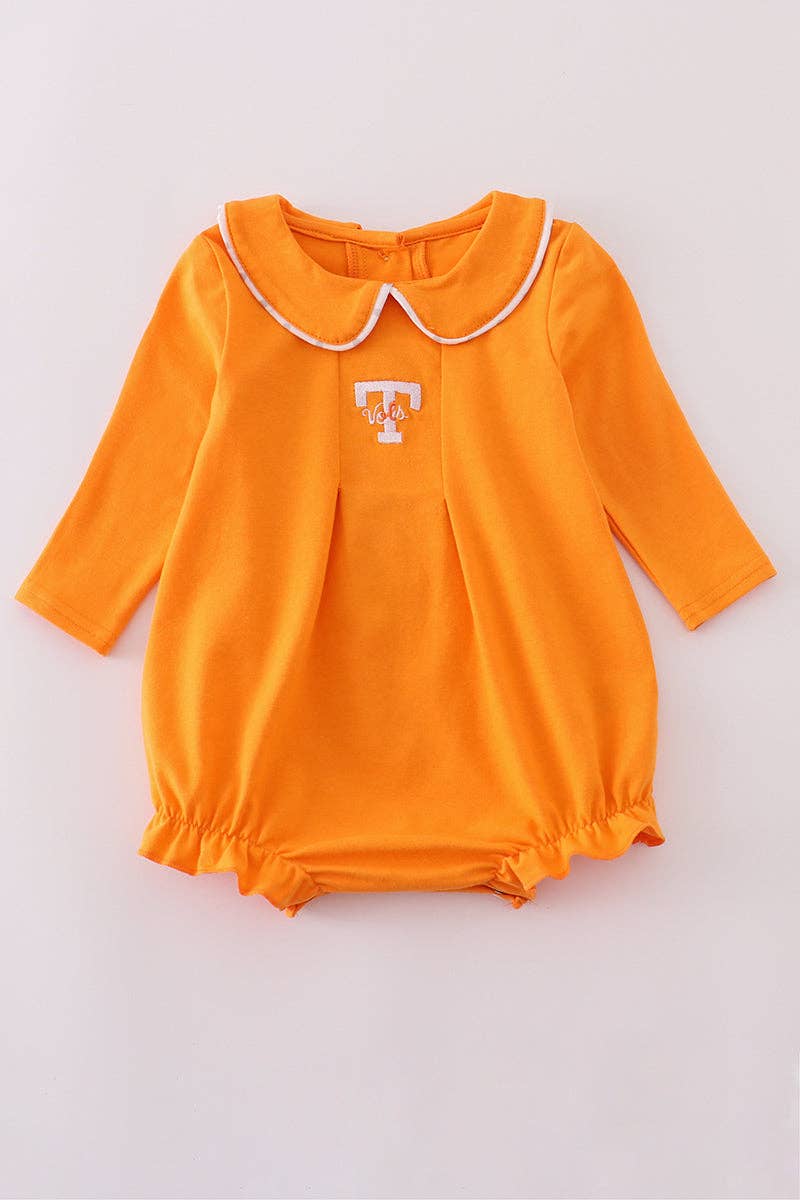 Orange Tennessee go vols embroidery bubble