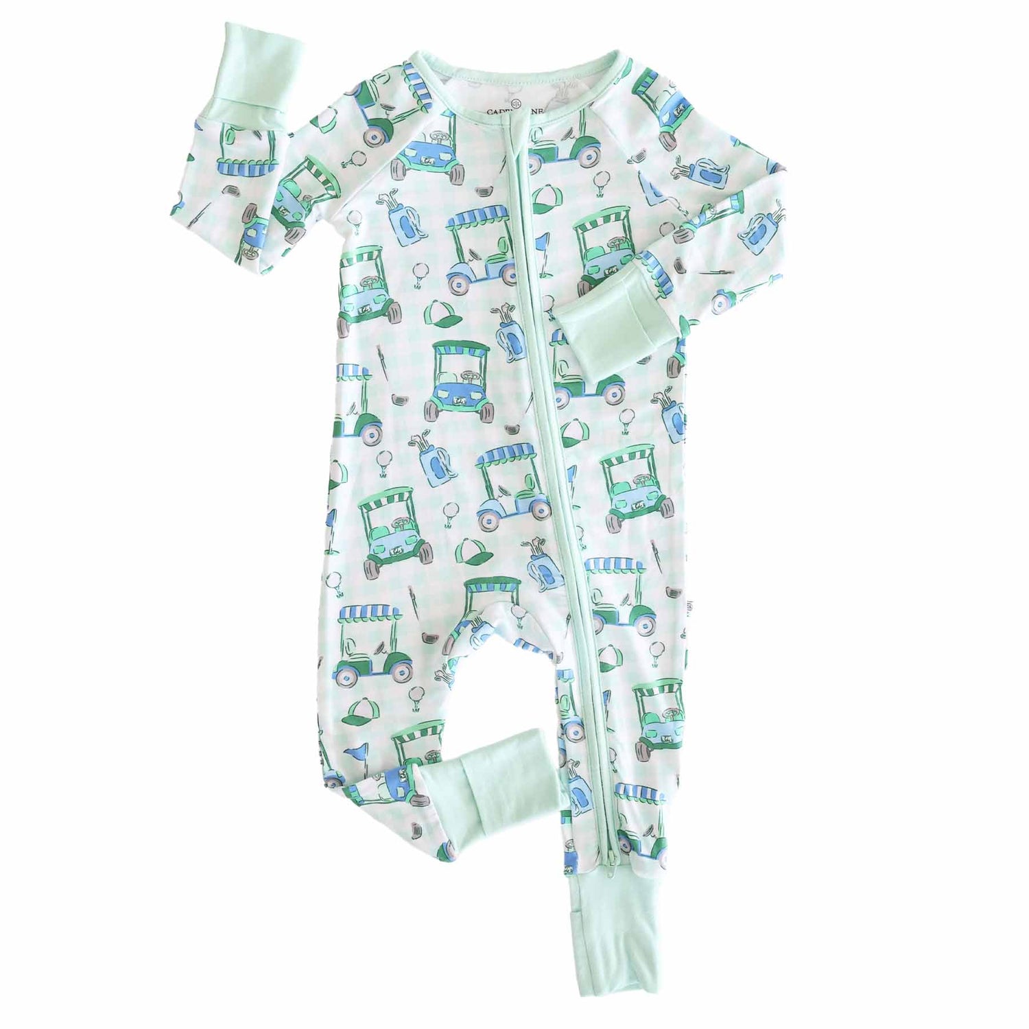 Birdie Babes Convertible Zip Romper | Green