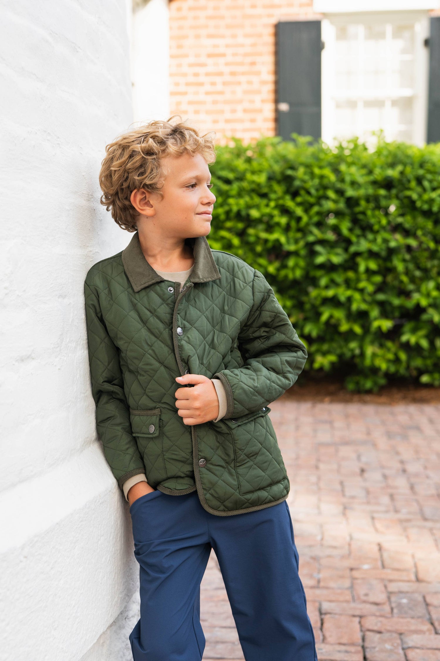 Derby Field Boys Jacket Green