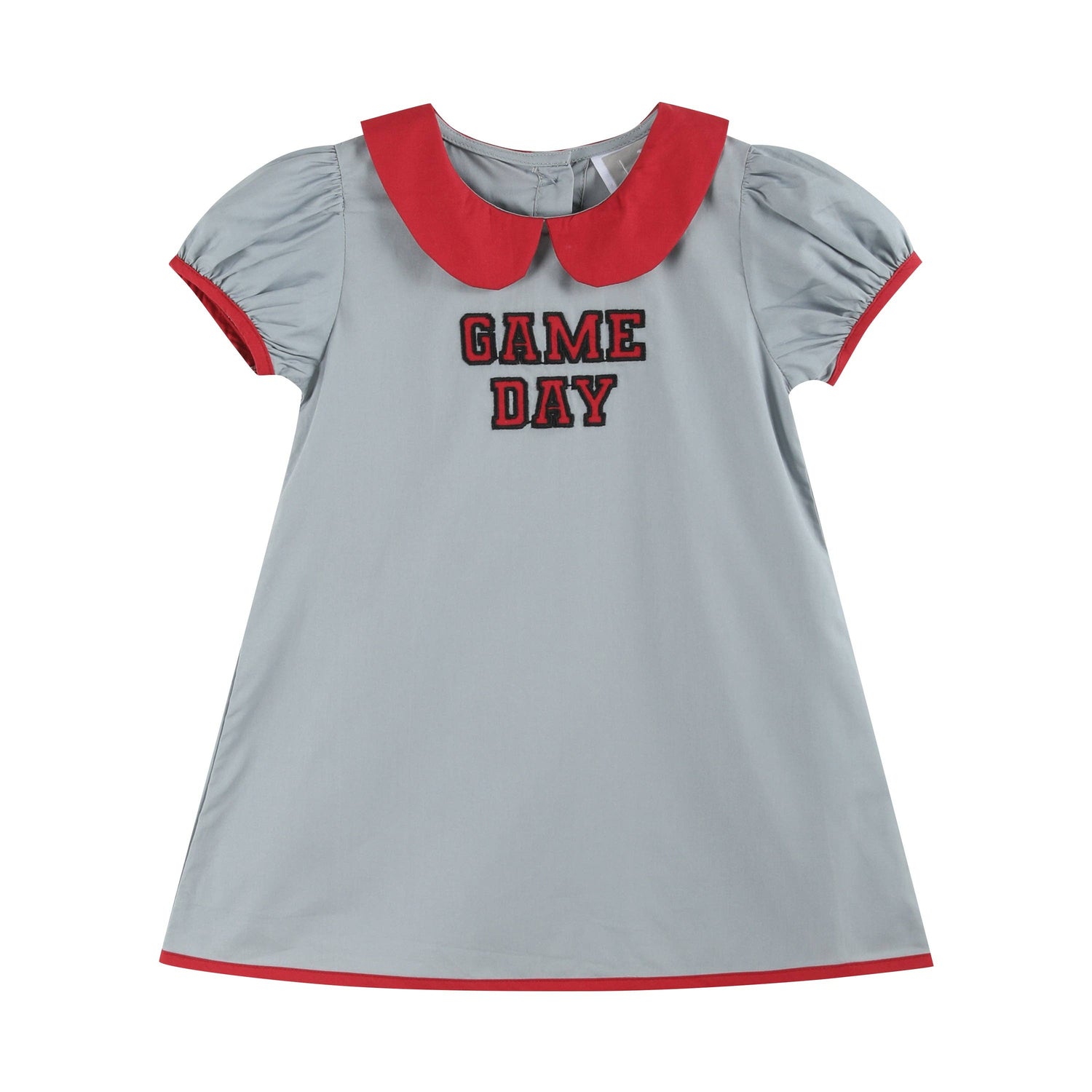 Gray and Red Cheer Dress