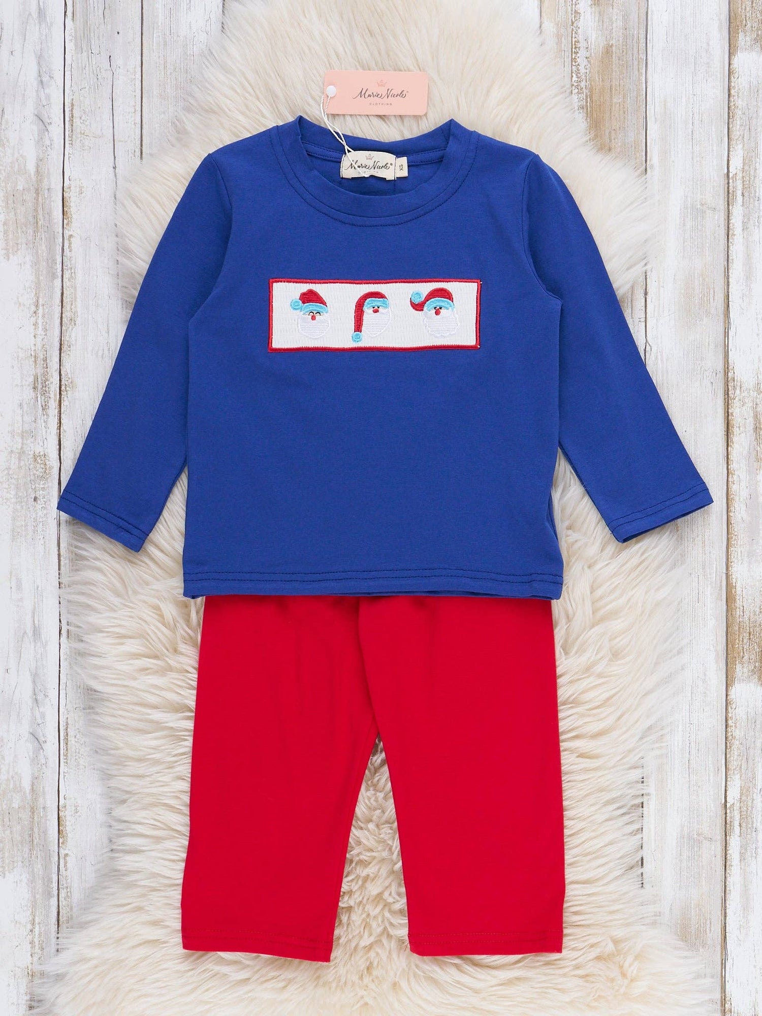 Santa Parade Smocked Outfit