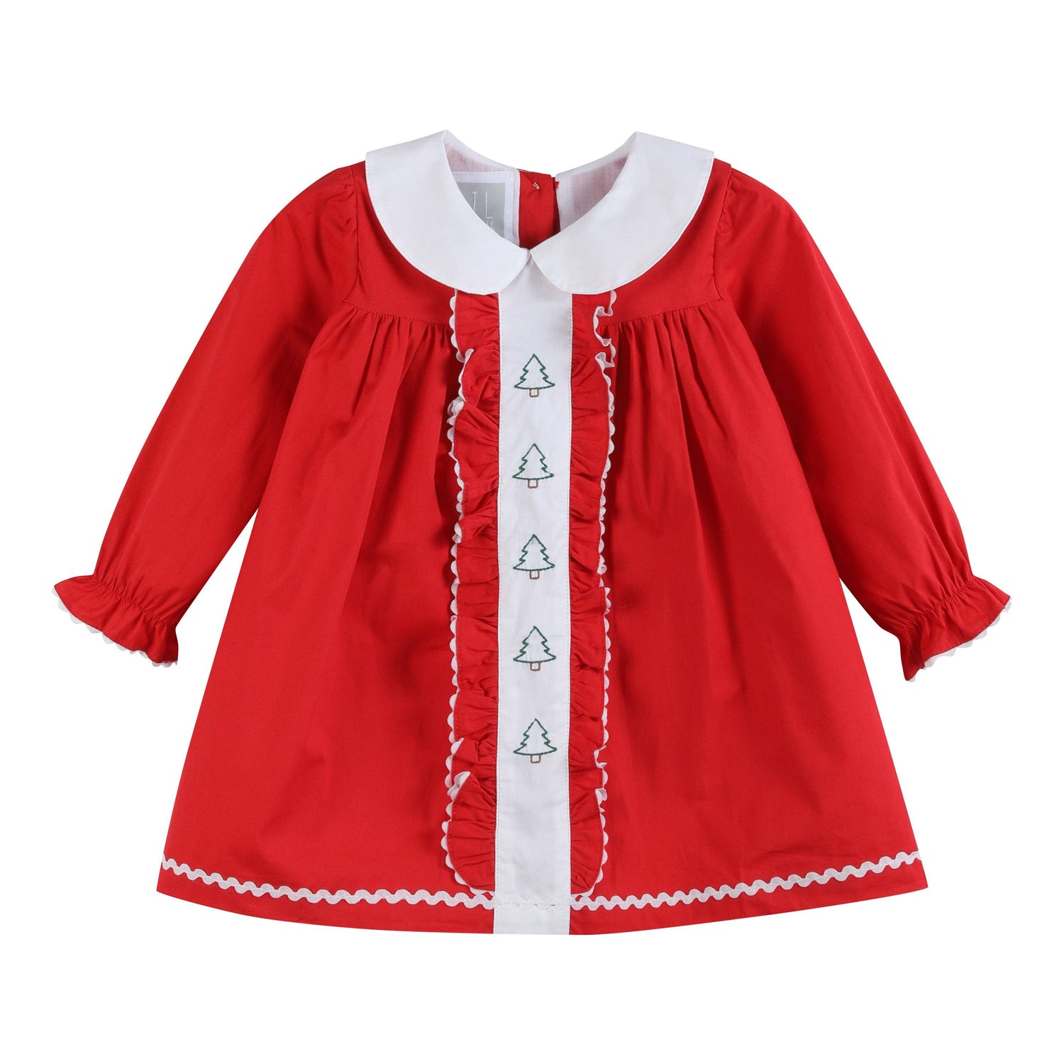 Red Ruffle Christmas Tree Dress