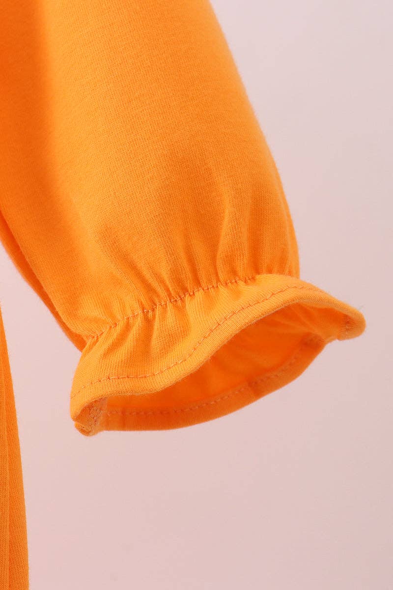 Premium Orange Tennessee puppy applique bubble