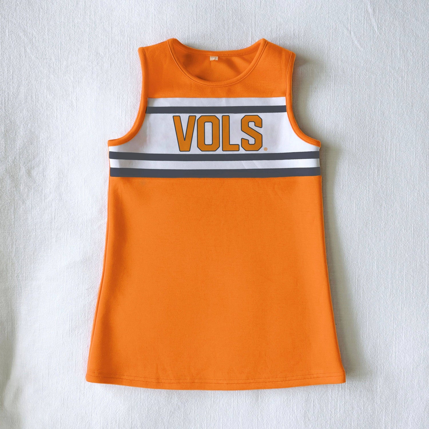 The University of Tennessee | Bright Orange Striped Cheer Dress
