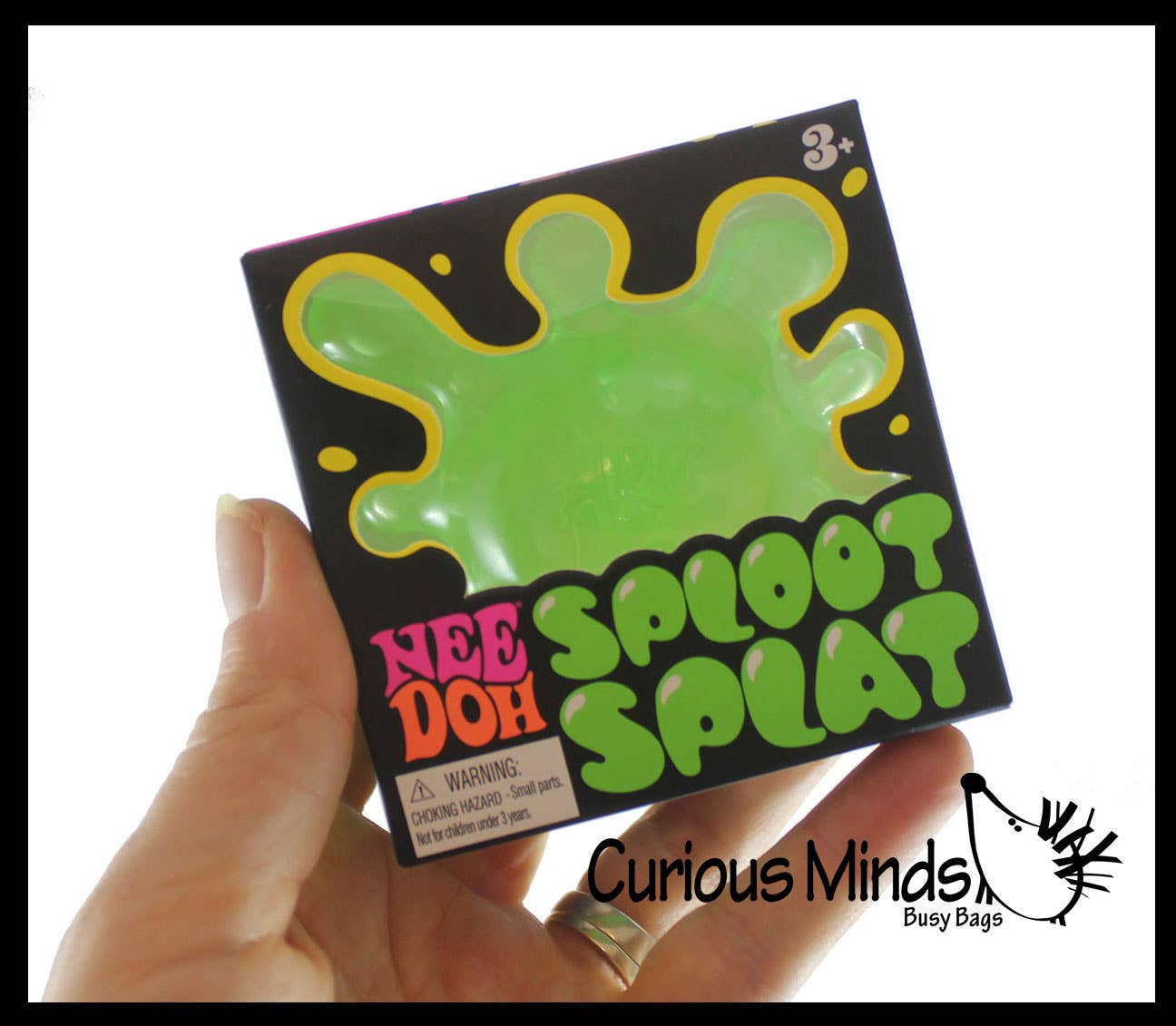 1 NeeDoh Sploot Splat Sugar Ball - Thick Glue/Gel Stretch Ba