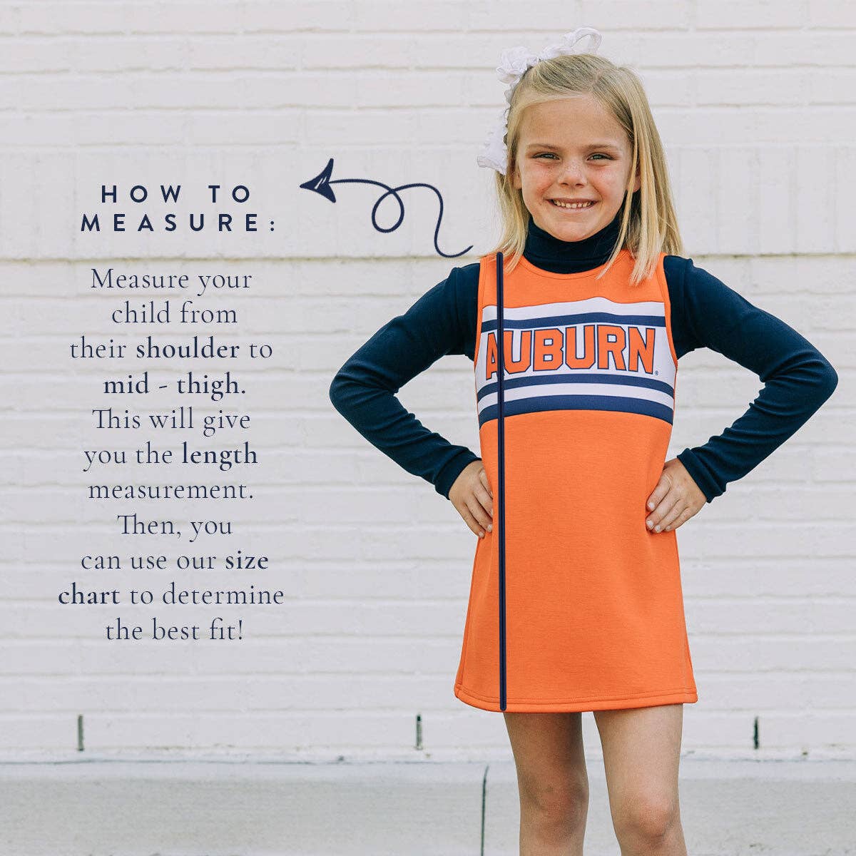 The University of Tennessee | Bright Orange Striped Cheer Dress