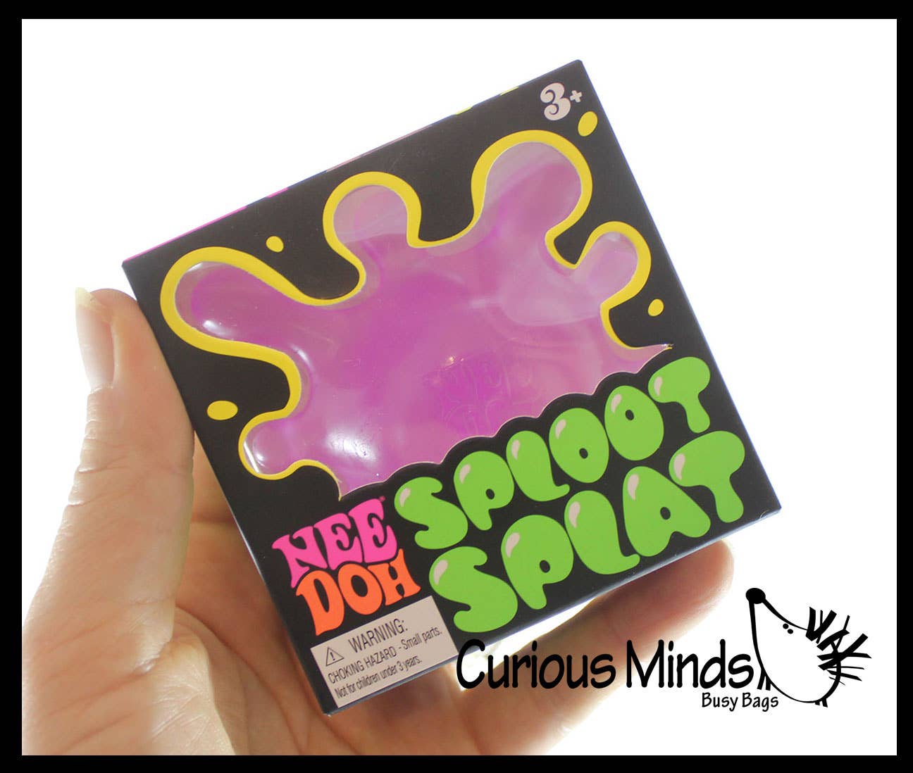 1 NeeDoh Sploot Splat Sugar Ball - Thick Glue/Gel Stretch Ba
