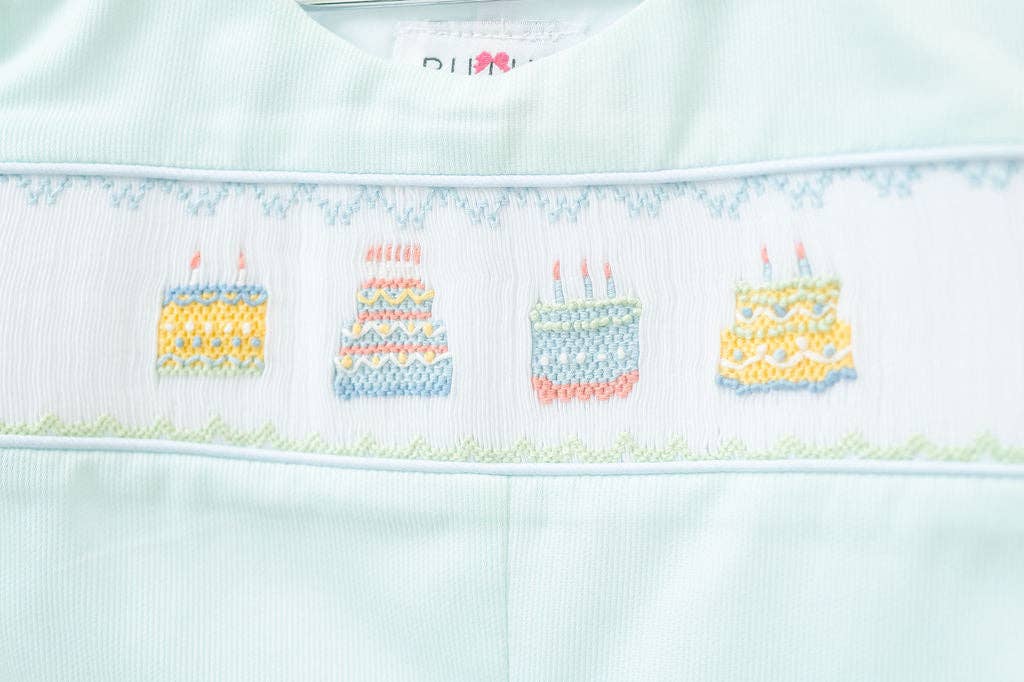 Mint Green Birthday Boy Beau T-Shirt/Shorts Set