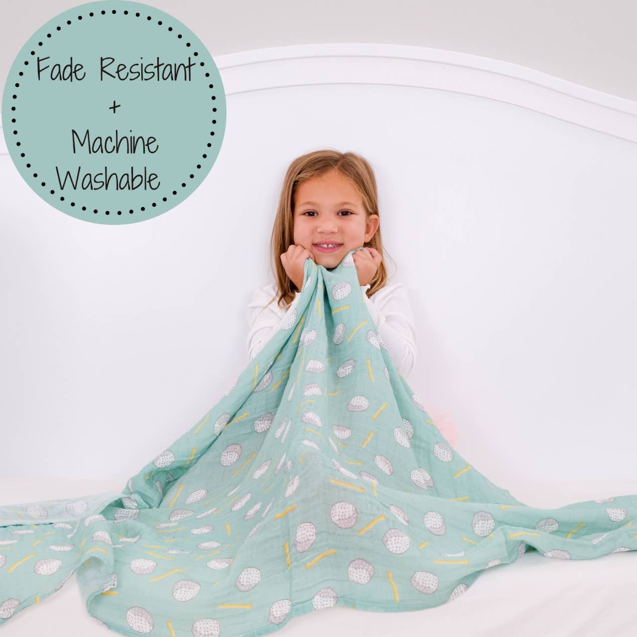 Hole In One Golf Baby Muslin Swaddle Blanket