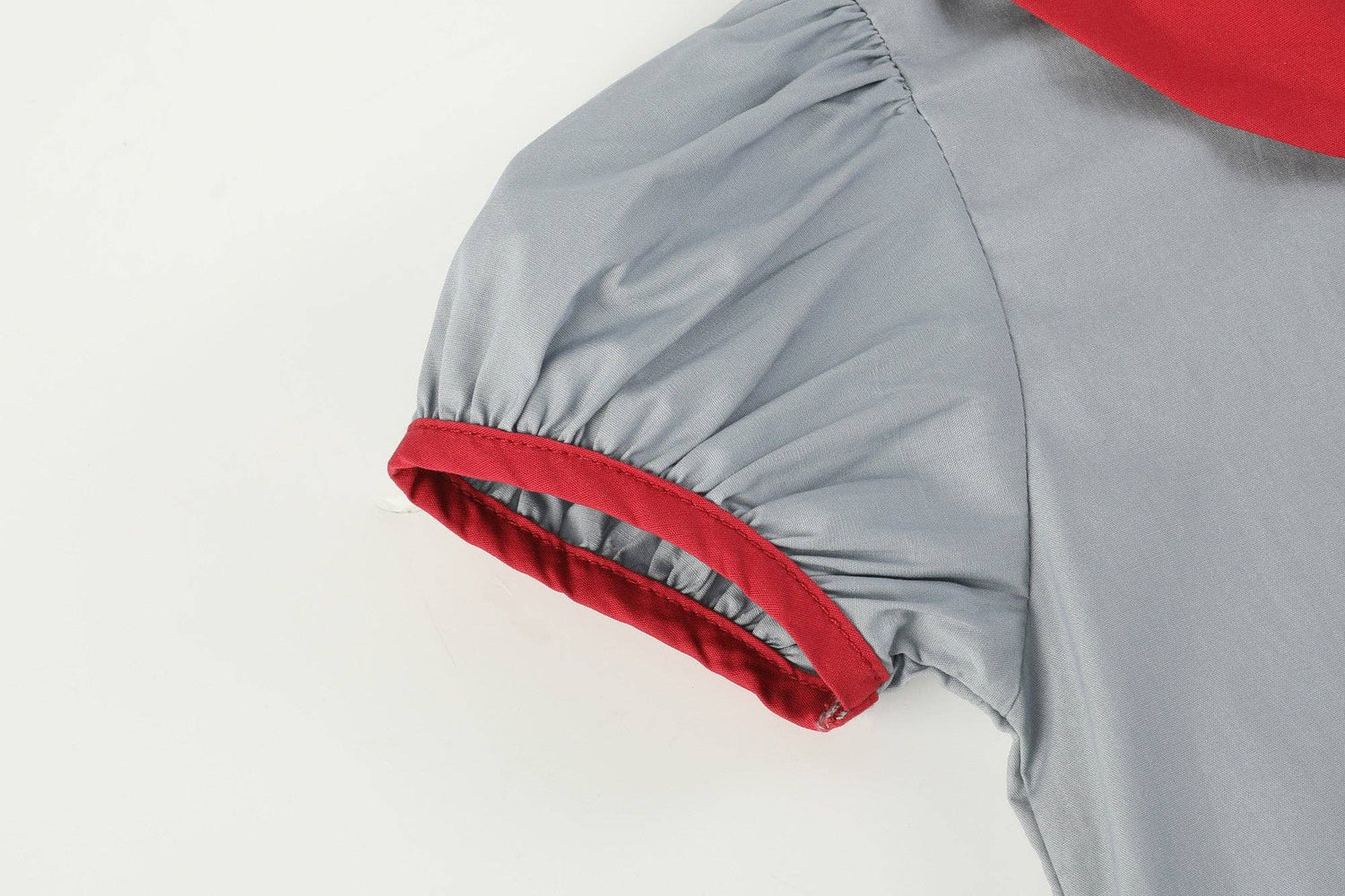 Gray and Red Cheer Dress