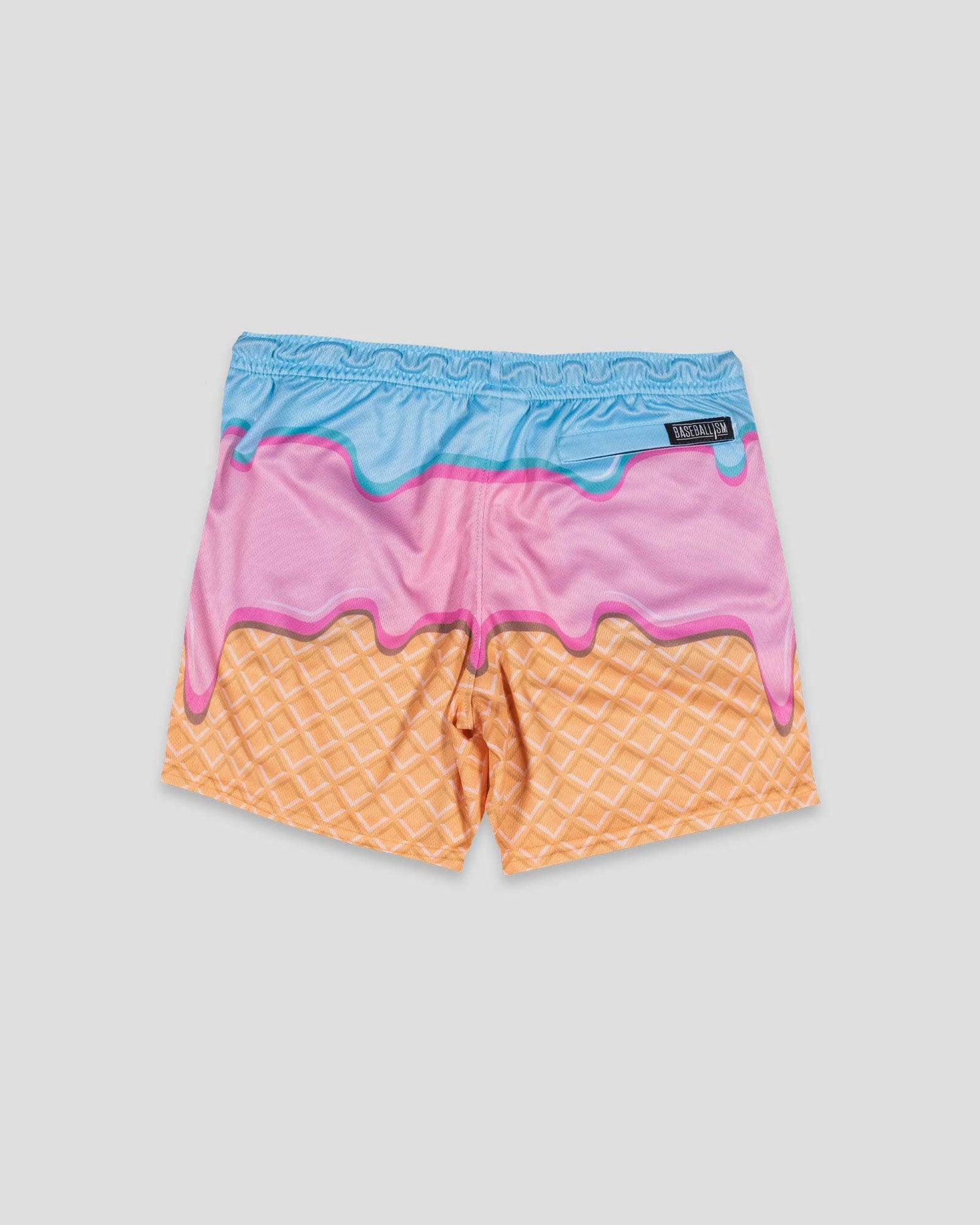 Frozen Treats Ice Cream Sundae Air Mesh Shorts - Youth