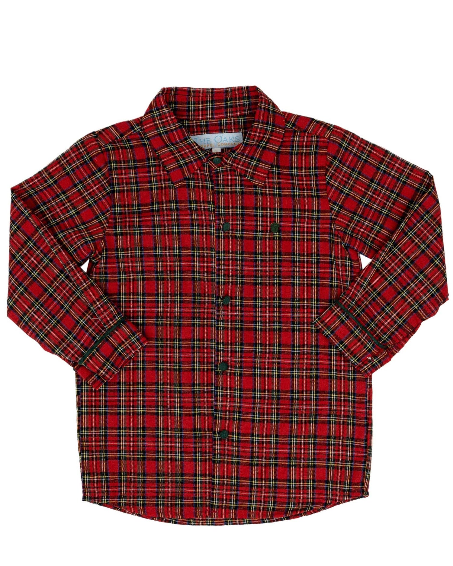 William Red Tartan Oxford Shirt