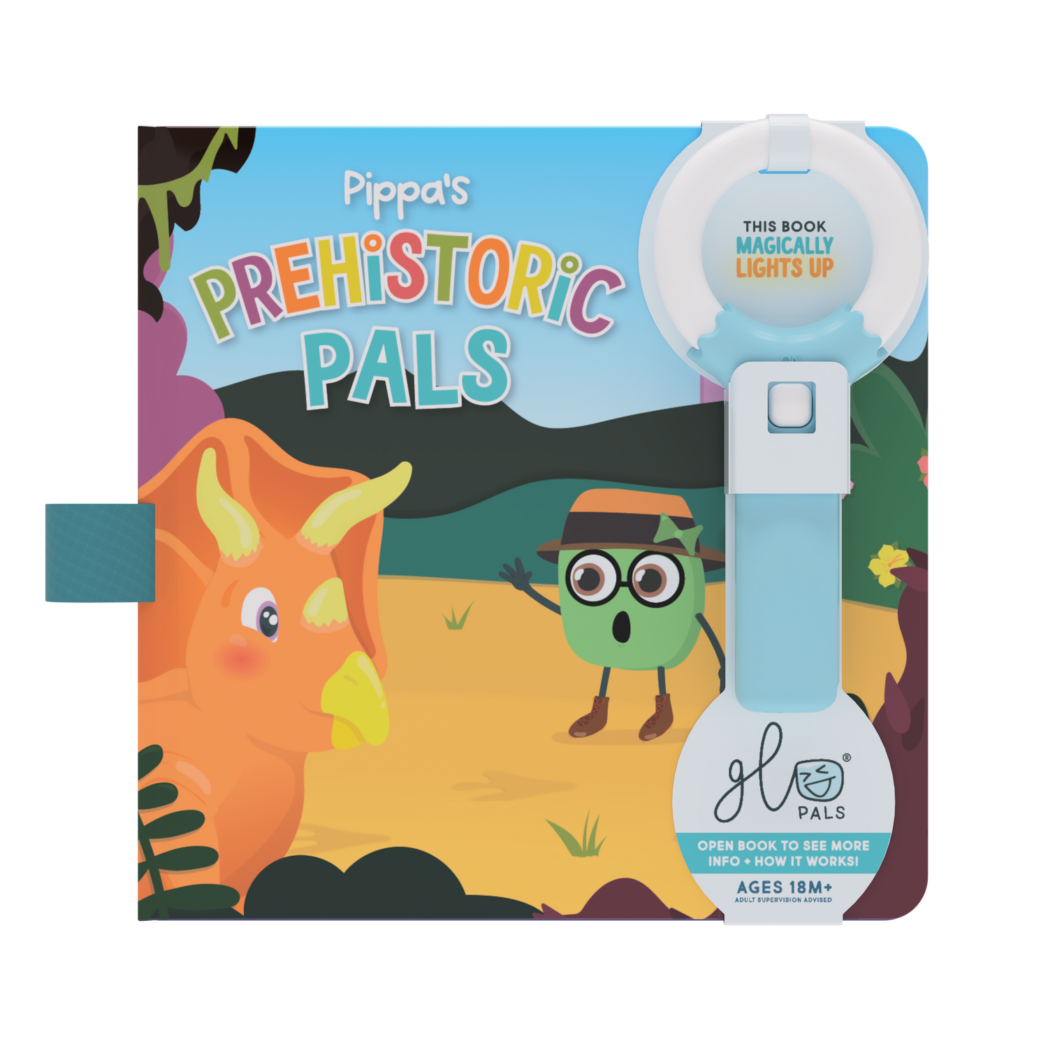 Glo Pals Light Up Book - Pippa and Her Prehistoric Pals