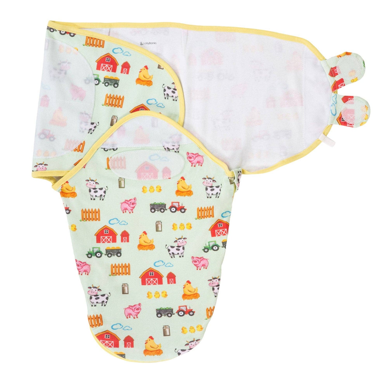 Little Farmer Baby Sleep Swaddle 100% Organic Cotton