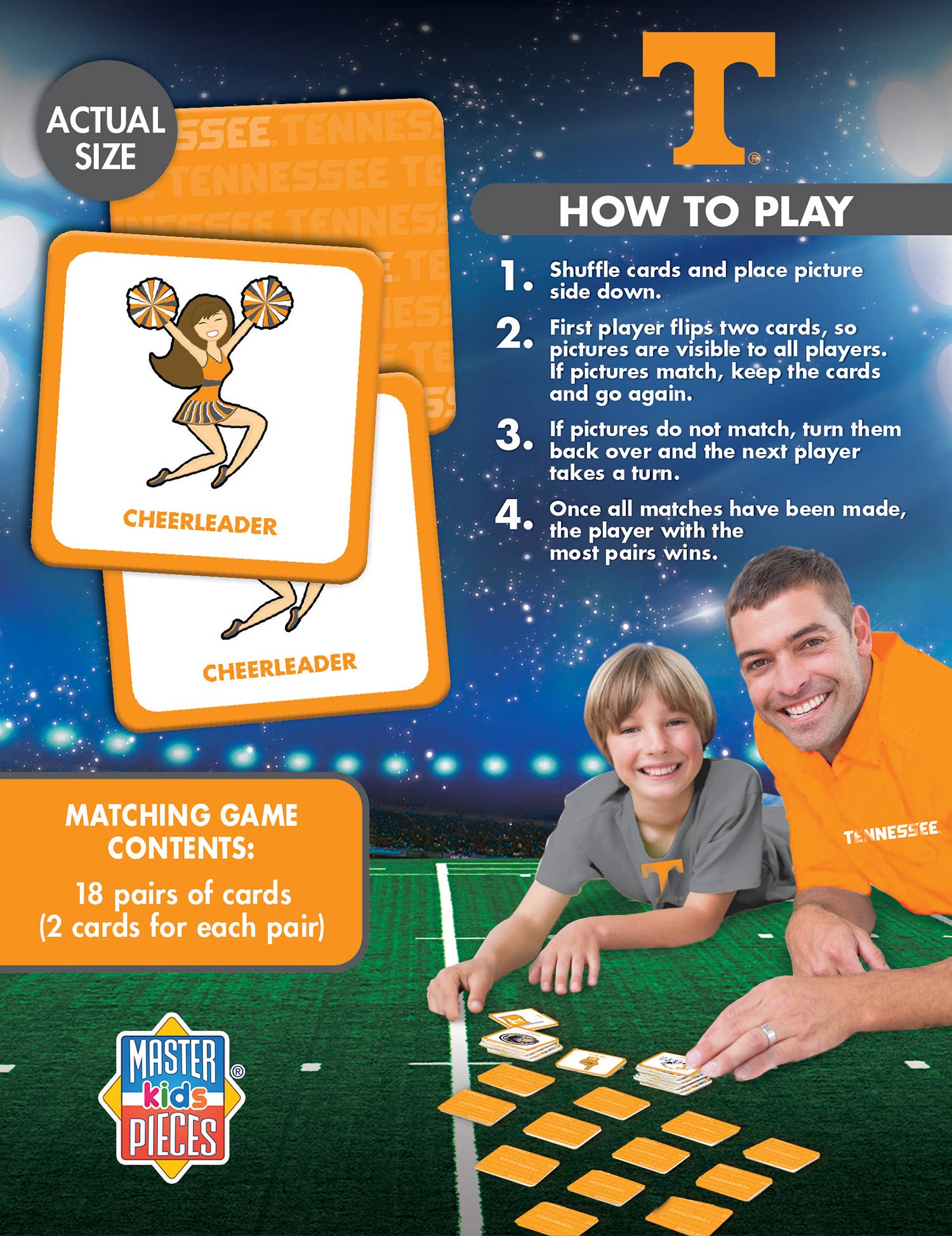 Tennessee Volunteers Matching Game