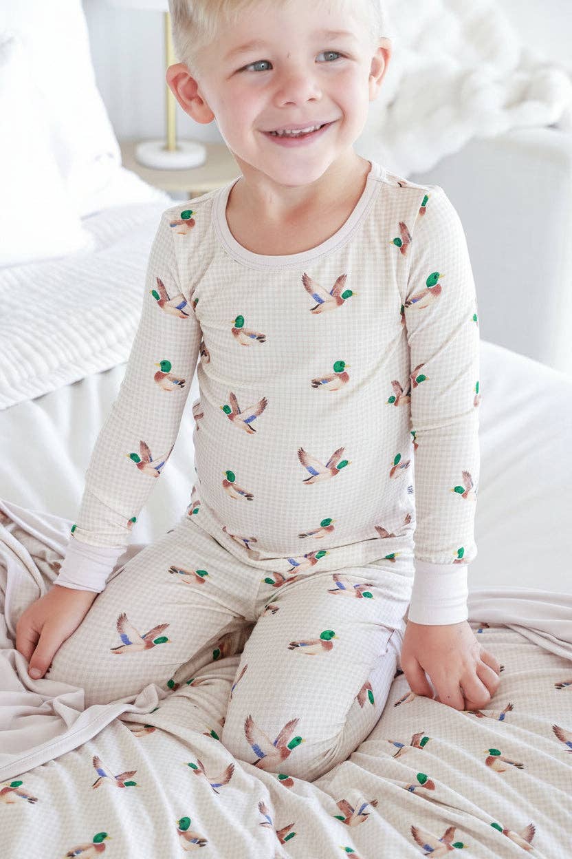 Two Piece Bamboo Pajama Set | Little Mallard